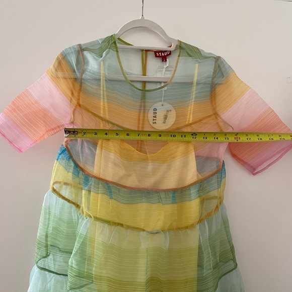 NWT STAUD Hyacinth Comb Coastal Ombré Dress - Picture 4 of 4